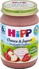 Hipp BIO Owoce & Jogurt Truskawki i maliny z jogurtem po 6. miesiącu
