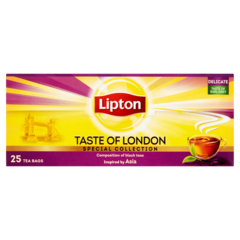 Lipton Taste of London Herbata czarna aromatyzowana 50 g (25 torebek)
