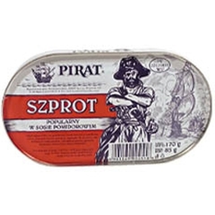 Pirat  Szprot w sosie pomidorowym