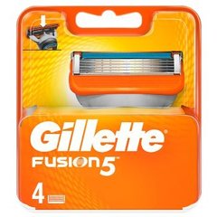 Gillette Fusion Ostrza wymienne do maszynki do golenia, 4 sztuki