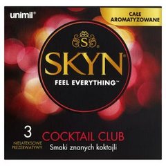 Unimil  Skyn Cocktail Club nielateksowe prezerwatywy