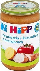 Hipp BIO Ziemniaczki z kurczakiem w pomidorach po 7. miesiącu