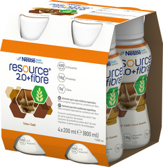Resource 2.0 + Fibre Dieta kompletna w płynie smak kawowy 4 x 200 ml