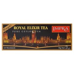 Impra Tea Royal Elixir Knight Czarna ekspresowa herbata cejlońska 50 g (25 torebek)