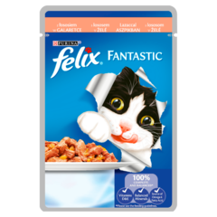Felix Fantastic Karma dla kotów z łososiem w galaretce