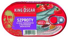 Rieber Foods Szproty King Oscar z przyprawami orientalnymi