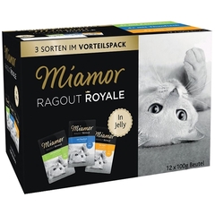 Miamor  Ragout Royale mix saszetek kawałki mięsa w galarecie dla kotów dorosłych 12x100g