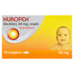 Nurofen Dla dzieci 60 mg Czopki 10 czopków