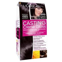 L'Oréal Paris Casting Creme Gloss Farba do włosów 200 Hebanowa czerń
