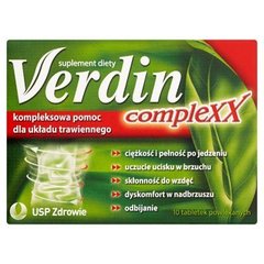 Verdin Complexx Suplement diety Kompleksowa pomoc dla układu trawiennego Tabletki powlekane