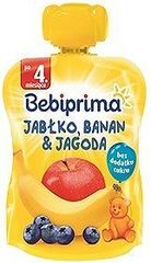 Bebiprima Jabłko banan & jagoda Mus owocowy po 4. miesiącu