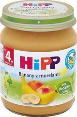 Hipp BIO Banany z morelami po 4. miesiącu