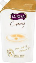 Luksja Creamy Cotton Milk & Provitamin B5 Nawilżające mydło w płynie opakowanie uzupełniające