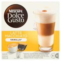 Nescafé Dolce Gusto Latte Macchiato Vanilla Kawa w kapsułkach 188,4 g (16 sztuk)
