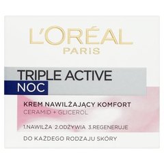 L'Oréal Paris Triple Active Krem nawilżający komfort na noc
