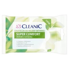 Cleanic Super Comfort Chusteczki do higieny intymnej