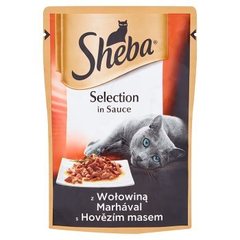 Sheba Z wołowiną Karma pełnoporcjowa