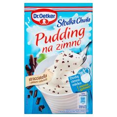 Dr. Oetker Słodka Chwila Pudding na zimno stracciatella z płatkami czekolady