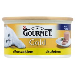 Gourmet Gold Mus z kurczakiem Pełnoporcjowa karma dla dorosłych kotów