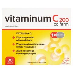 Colfarm Vitaminum C 200 Suplement diety