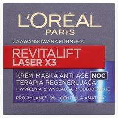 L'Oréal Paris Revitalift Laser X3 Noc Zaawansowana formuła Anti-Age Krem-maska