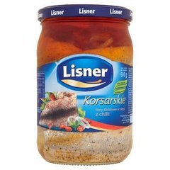 Lisner Korsarskie Filety śledziowe w oleju z chilli