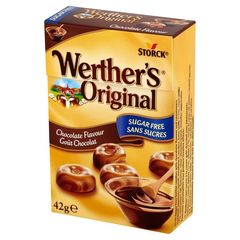 Werther's Original Cukierki śmietankowe o smaku czekoladowym