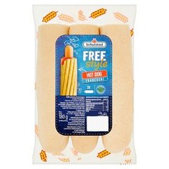 Schulstad Free Style Bułki pszenne do hot dogów w stylu francuskim (3 sztuki)