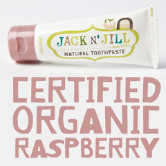 Jack N'Jill Naturalna pasta do zębów, organiczna malina 
