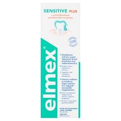 Elmex Sensitive Plus z aminofluorkiem Płyn do płukania jamy ustnej bez alkoholu