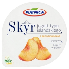 Piątnica Jogurt typu islandzkiego skyr z brzoskwiniami 