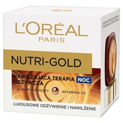 L'Oréal Paris Nutri-Gold Nawilżająca terapia odżywcza Krem na noc