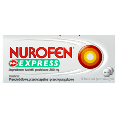 Nurofen Express 200 mg Tabletki powlekane 6 sztuk