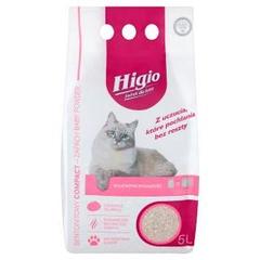 Higio Compact Premium Żwirek dla kota bentonitowy o zapachu baby powder