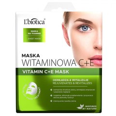 L'Biotica Maska witaminowa C+E na tkaninie