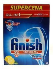 Finish (calgonit) All in 1 Tabletki do zmywarek - Powerball Lemon 56 szt.