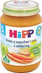 Hipp BIO Krem z marchwi i ryżu z cielęciną po 5. miesiącu