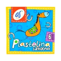 As Plastelina szkolna 6 kolorów w opakowaniu
