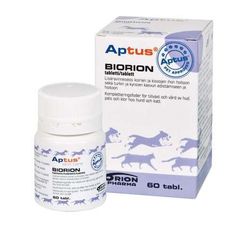 Orion aptus  Biorion- tabletki wspomagające prawidłowy stan skóry, wzrost sierści i pazurów u psów i kotów