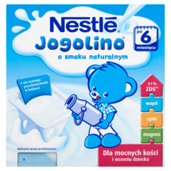 Nestlé Jogolino o smaku naturalnym Deserek po 6 miesiącu 400 g (4 sztuki)