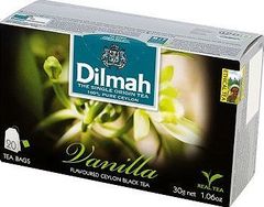 Dilmah Cejlońska czarna herbata z aromatem wanilii 30 g (20 torebek)