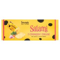 Serenada Ser topiony Salami z czosnkiem i ziołami