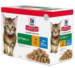 Hill's Science Plan Korzystny pakiet Hill's Feline Kitten, 12 x 85 g Drób i ryba