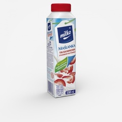 Milko MILKO Maślanka truskawkowa