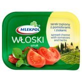 Mlekpol Smaki Świata Serek topiony z pomidorami i ziołami (Smak Włoski)