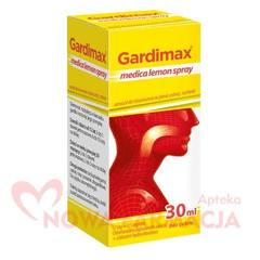 Gardimax Medica Lemon Spray - areozol do stosowania w jamie ustnej, roztwór | DARMOWA DOSTAWA OD 150ZŁ!