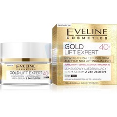 Eveline Cosmetics Gold Lift Expert 40+ Luksusowy ujędrniający krem - serum do twarzy