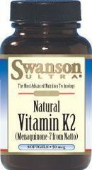 SWANSON Witamina K2 naturalna 100mcg - Suplement Diety
