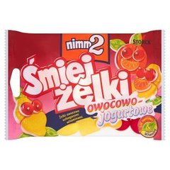 Nimm2 Śmiejżelki owocowo-jogurtowe Żelki owocowe wzbogacone witaminami