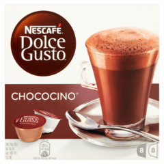 Nescafé Dolce Gusto Chococino Czekolada i mleko w kapsułkach 256 g (8 + 8 sztuk)
